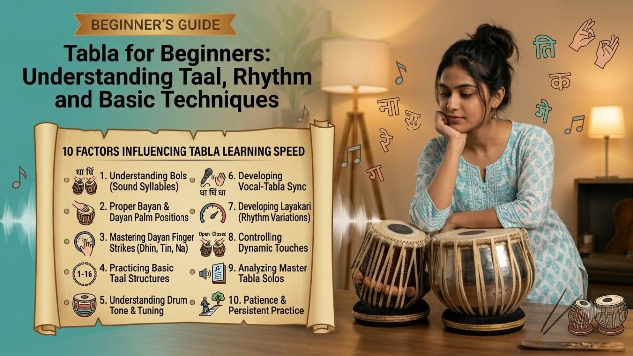 Tabla for Beginners: Understanding Taal, Rhythm and Basic Techniques