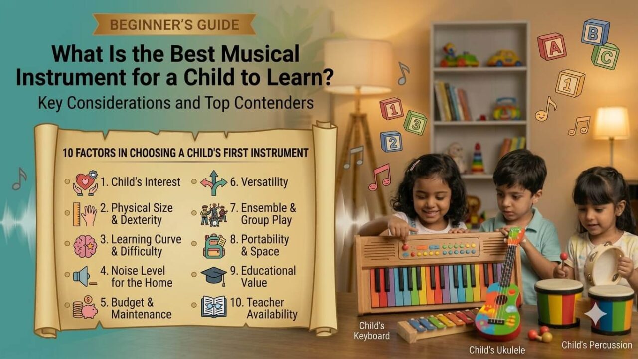 What Is the Best Musical Instrument for a Child to Learn?