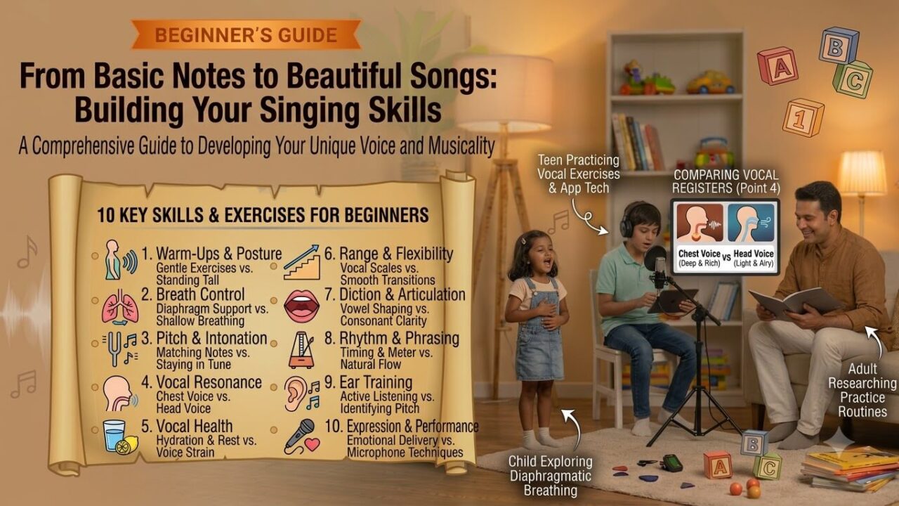 From Basic Notes to Beautiful Songs: Building Your Singing Skills